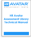 Revised edition of the HR Avatar Assessment Library Technical Manual now available
