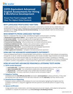 Advanced CEFR One-Pager
